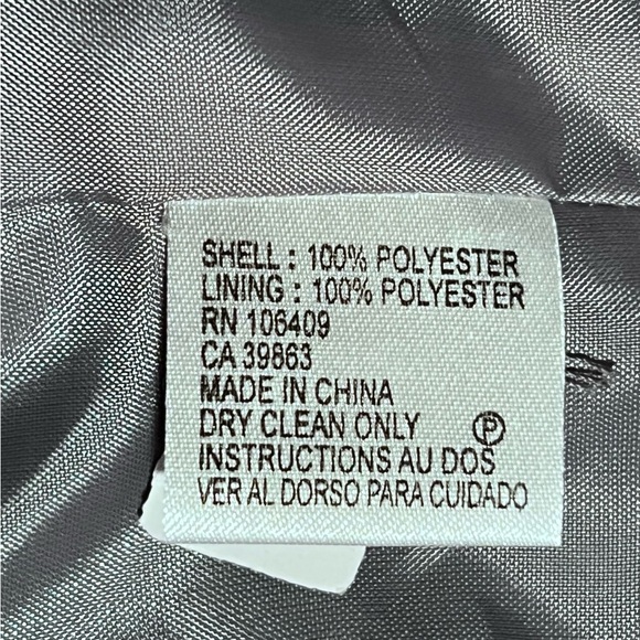 Women Larry Levine Silver Gray Skirt Suits size 6 Lined  SkirtSuit Church - Picture 10 of 10